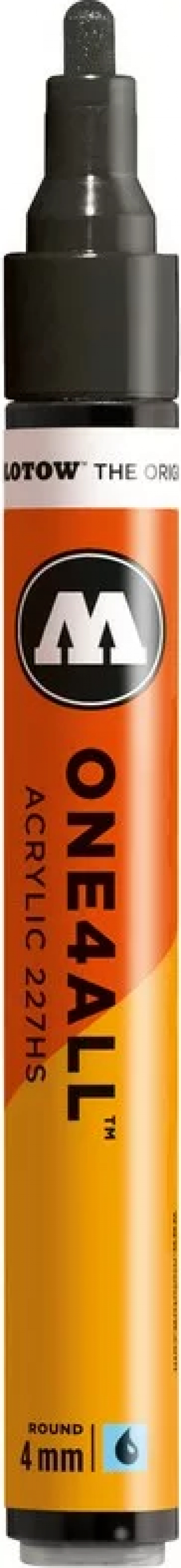 Marker acrilic Molotow ONE4ALL 227HS 4 mm signal black 