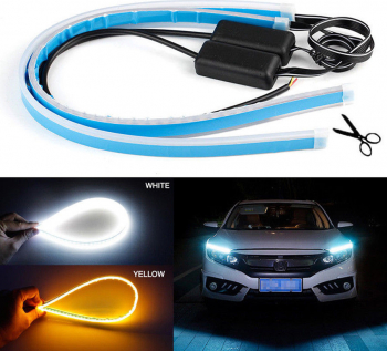Banda Led DRL + Semnalizare Secventiala 2 x 45cm 