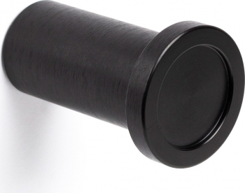 Buton pentru mobila Round finisaj negru periat D 25 mm 