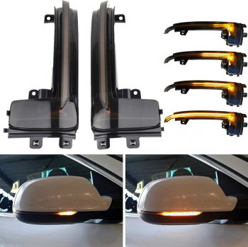 Set semnalizare dinamica oglinda laterala Audi A3 A4 A5 B8 B8.5 Q3 A6 C6 4F S6 