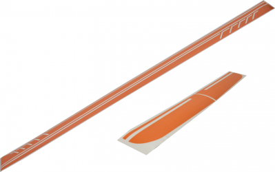 Set 2 Stickere Laterale Portocaliu Mat compatibil cu MERCEDES Benz Coupe C238 W212 W213 E200 E300 E350 E46 E63 C207 A207 