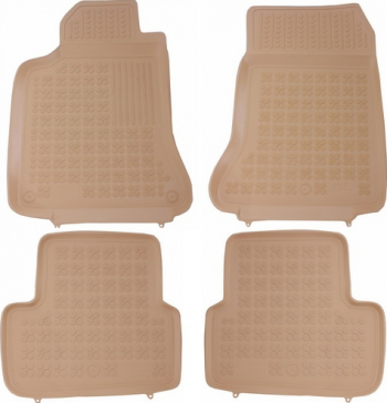 Set 4 Covorase Auto Bej din Cauciuc compatibil cu MERCEDES A Classe W176 2012+ GLA X156 2013+ 