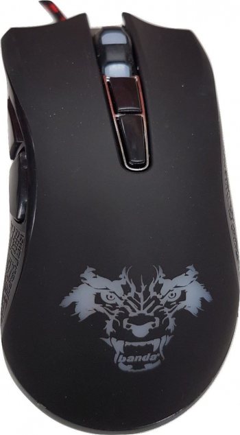 BANDA - Mouse USB GAMING 6D - BLACK - LED 