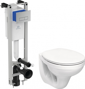 Set complet - Vas wc Suspendat Kolo Idol + Capac softclose + Rezervor Ideal Standard 