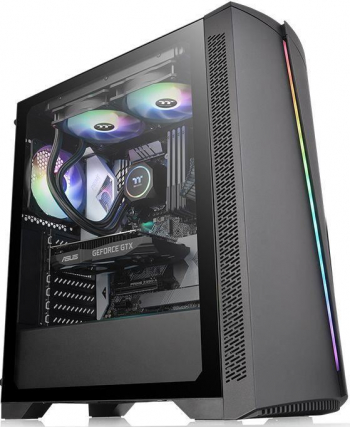 Carcasa Thermaltake H350 Tempered Glass RGB Negru 