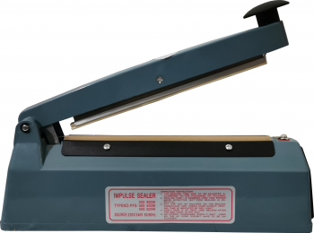 Aparat de lipit si debitat pungi plastic elSales PFS-200 putere 300 W suprafata incalzita 20 cm albastru