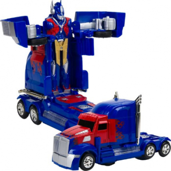 Camion Transformer Robot Blue cu sunet si lumina
