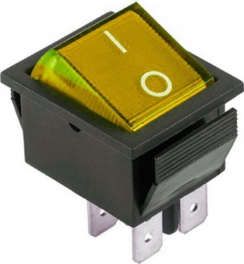 Intrerupator IRS lat cu 2 pozitii elSales ELS-L2P 220 V 15 A galben 