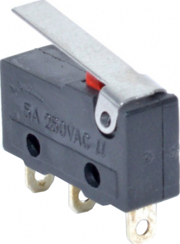 Intrerupator tip limitator mini cu tija elSales ELS-LMT2 20 x 18 x 6 mm negru 