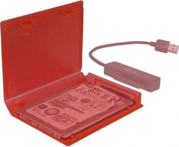 Cutie protectie hard disk Inter-Tech KP001A 2.5 inch Rosu 