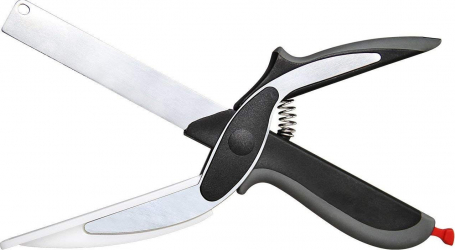 Cutit multifunctional Sharper Cook tip foarfeca taie toaca si feliaza practic negru Doty 