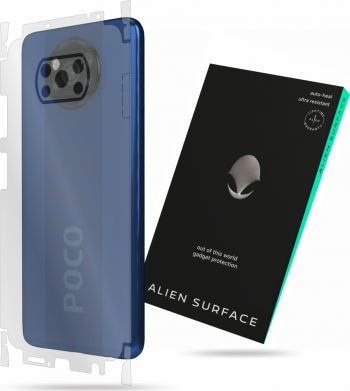 Folie Alien Surface Xiaomi Poco X3 NFC protectie spate laterale