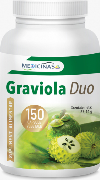 Graviola Duo citostatic natural Medicinas 150 capsule 