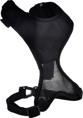 Ham 2 in 1 Cooper Harness cu lesa retractabila pentru caini de talie mica lesa 150 cm reglabila rezistenta 5-15 kg negru doty 
