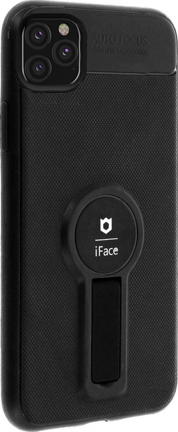 Husa iPhone 11 cu suport metalic si placuta stativ Liquid Silicone Compatibil cu iPhone 11 6.1 inch 