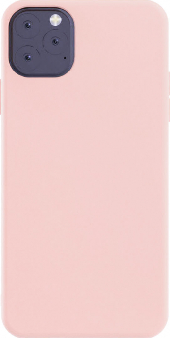 Husa pentru iPhone 11 6.1 inch roz pal captusita cu microfibra Liquid Silicone marime de 6.1 inch 