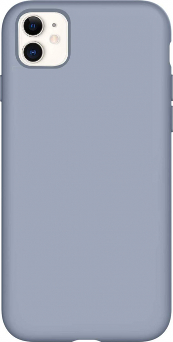 Husa pentru iPhone 11 Gri deschis Liquid Silicone iPhone XI marime de 6.1 inch Doty 