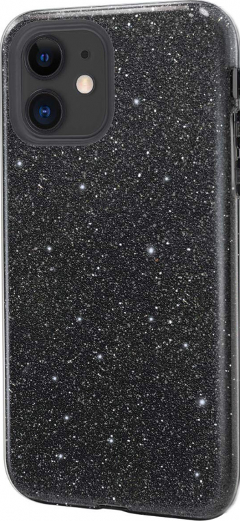 Husa pentru iPhone 11 marime de 6.1 Bling Sparklyn cu Glitter negru 