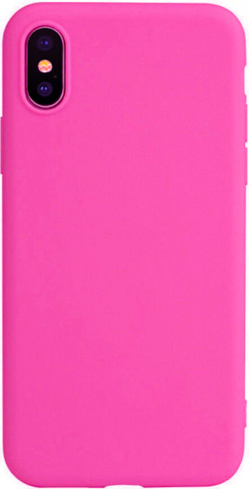 Husa pentru iPhone XR Roz captusita cu microfibra Liquid Silicone 