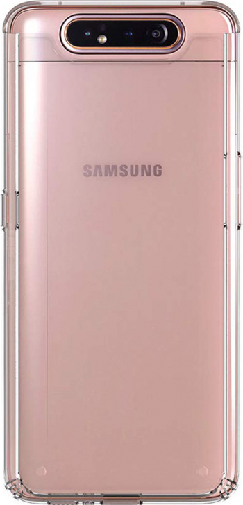 Husa pentru Samsung Galaxy A80 crystal clear anti soc cu perne de aer 