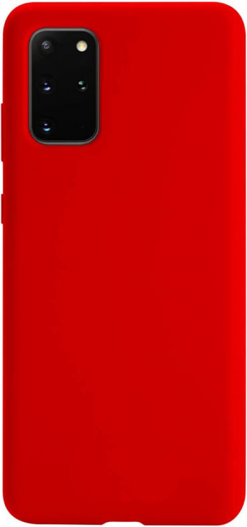 Husa pentru Samsung Galaxy S20 rosu Liquid Silicone captusita cu microfibra marime 6.2 inch Doty 