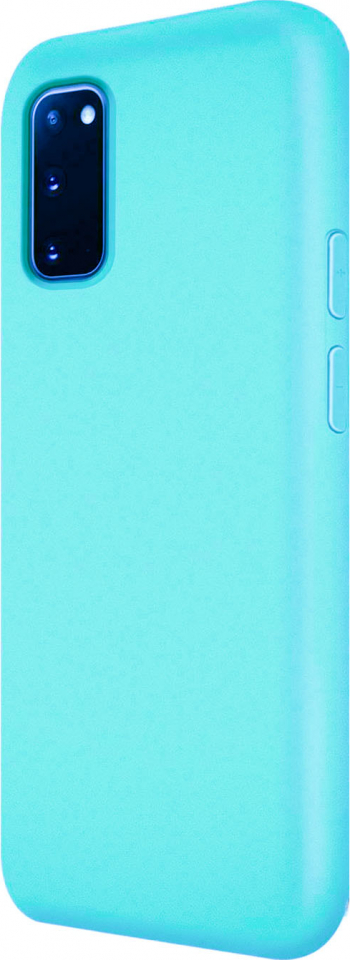 Husa pentru Samsung Galaxy S20 turcoaz Liquid Silicone marime 6.2 inch