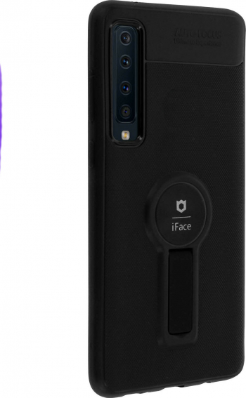 Husa telefon Samsung A70 cu placa metalica pentru atasarea telefonului la suportul magnetic. 
