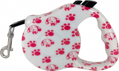 Lesa de 3 m retractabila pentru animale de companie model catei Doty 