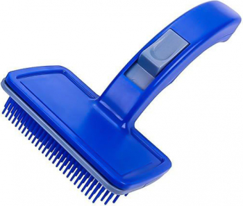 Perie Self Cleaning Brush pentru indepartarea parului de pe animalele de companie de talie medie si mare cu functie de autocuratare usor 