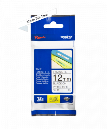 Etichete Brother TZE231 12 mm Lățime