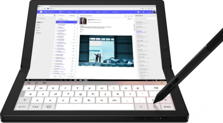 Ultrabook 2in1 Lenovo ThinkPad X1 Fold G1 Intel Core i5-L16G7 512GB SSD 8GB QXGA Touch Win10 Pro Black