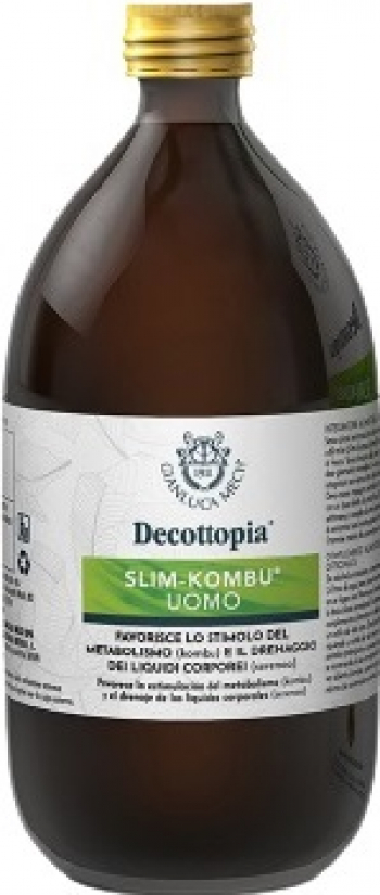 Anticelulitic slabire garantata pentru barbati Slim Kombu Uomo Decotoppia Gianluca Mech 500 ml