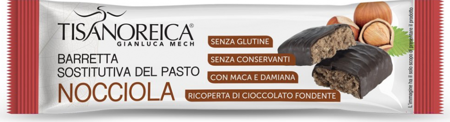 Baton inlocuitor de masa cu alune Tisanoreica Gianluca Mech 60 g 