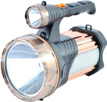 Lanterna Profesionala cu LED 5500 Lux Lumina Alb-Albastru Panou Lateral 16 LED-uri Functie Incarcare Telefon Hunting Gear 