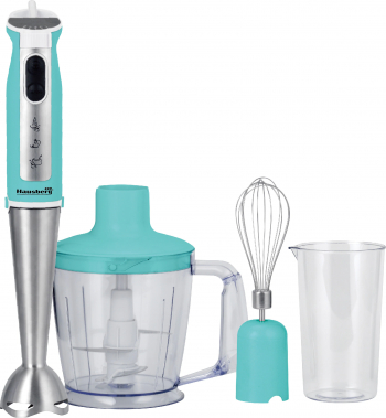 Blender De Mana Profesional Hausberg HB-7700BL 4 in 1 Turbo 1000W Albastru 