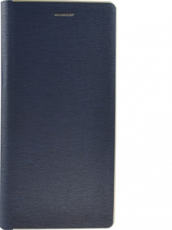 Husa Retro Book cu Inchidere Magnetica Compatibila cu Xiaomi Redmi Note 7 Albastra 
