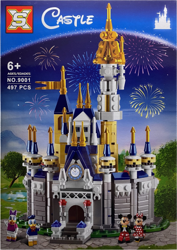 Set de constructie Castel DisneyLand 497 piese 
