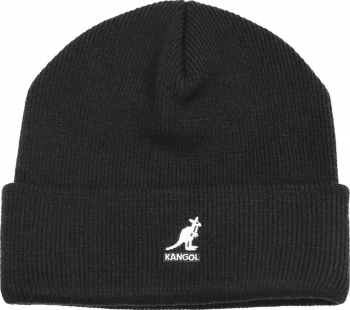 Caciula Kangol Acrylic Pullon Negru/ Alb 