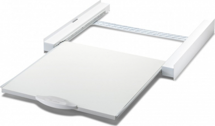 Kit universal de suprapunere a masinii de spalat si a uscatorului de rufe + suport retractabil Meliconi TORRE PRO L60 