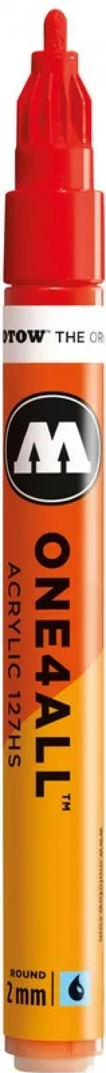 Marker acrilic Molotow ONE4ALL 127HS 2 mm Traffic Red 