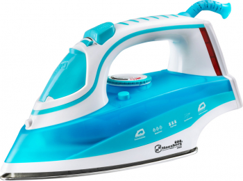 Fier de calcat Hausberg HB-7801BL 2200W Talpa Ceramica Sistem AutoCuratare 0.4L Alb-Albastru 