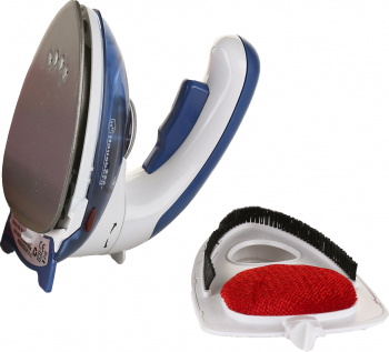Fier de calcat voiaj Hausberg HB-7810BL 1000W Functie Autocuratare 0.4L Alb-Albastru 