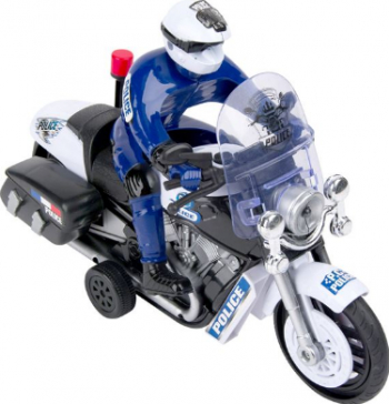Motocicleta de politie cu sunete si lumini 