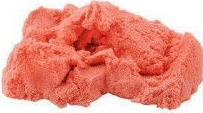 Nisip kinetic portocaliu -1kg cu forme si ustensile + 12 rezerve nisip kinetic 