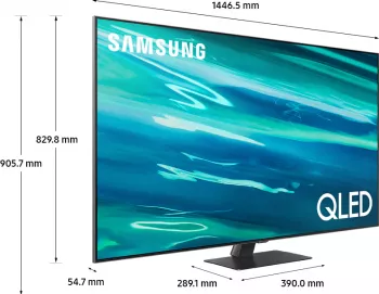 Televizor QLED 163 cm Samsung 65Q80A 4K Ultra HD Smart TV