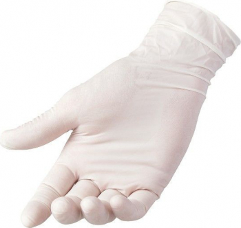 Set 100 manusi latex nepudrate marimea L