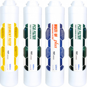 Set filtre HQ 7-4FU by HY Waco. de schimb la 1 an 1xSediment+2xPost Carbon Block+1xMulti U.F Plus