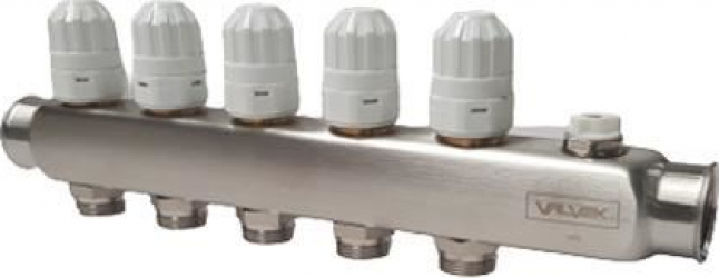 Colector termostatic inox 5 cai 6079180 VALVEX 