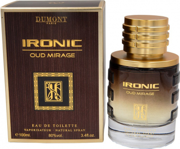 Apa de toaleta Dumont Ironic Oud Mirage barbati 100 ml 