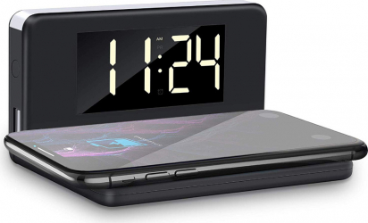 Ceas cu incarcator wireless pentru telefon- AddaGifts